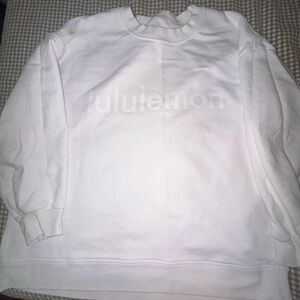lululemon athletica White Crew Neck Sweater